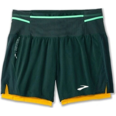 High Point Brooks 5" 2in1 Short zelená