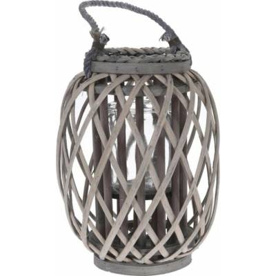Koopman Lucerna Vrba, průměr 23 cm, výška 30 cm, šedá