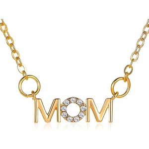 HARAHU Колие Mom - Златен KP28445