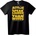 NOONEBRAND Тениска Действията говорят по-силно от думите - 6XL, Black