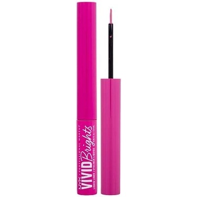 NYX Professional Makeup Vivid Brights očná linka tekuté linky 08 Don´t Pink Twice 2 ml