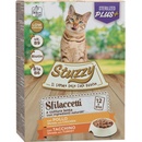 Stuzzy Cat Shreds Sterilized trhané kuracie a morčacie mäso 12 x 85 g