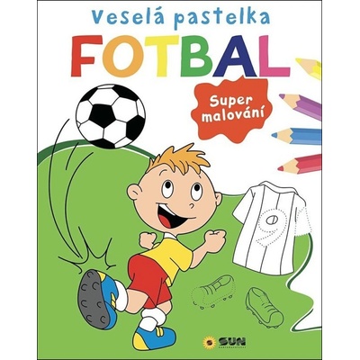Veselá pastelka Futbal Supermaľovanie