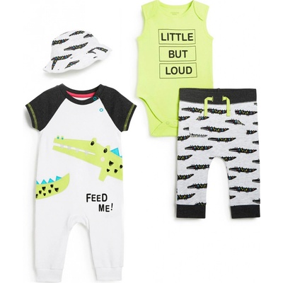 PRIMARK Kojenecká souprava Krokodýl 4 dílná