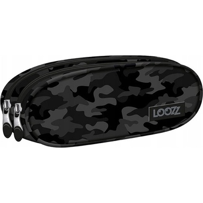 Loozz Ученически несесер Loozz Grey Moro - 2 ципа (5903235716102)