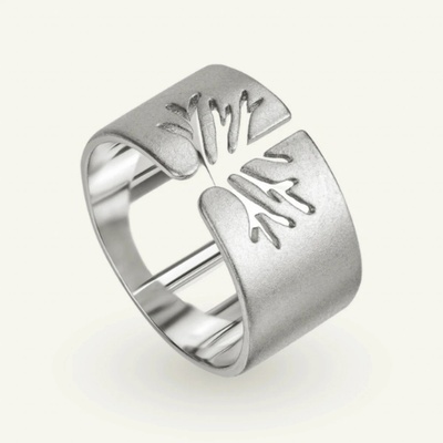 SilveAmo Stříbrný prsten Strom života K22049