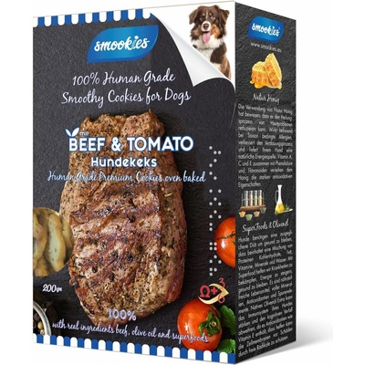 SMOOKIES Premium BEEF Hovězí sušenky 100% human grade 200 g