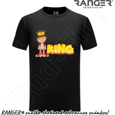 Ranger tričko motív King čierna