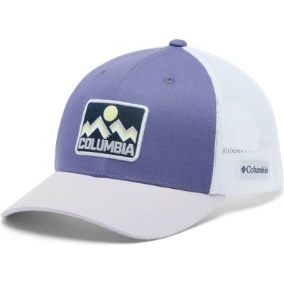Columbia Детска шапка с козирка Columbia Kid's Columbia Youth Snap Back Cap - Stormwatch / Lavender Pearl / White - размер One Size (904-3954-1011)