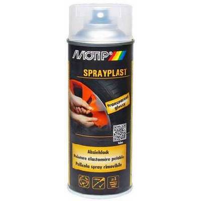 Motip - Sprayplast, tekutá guma ve spreji, BEZBARVÝ LESK 400ml