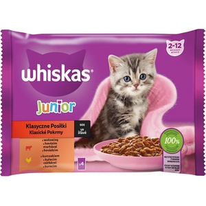 Whiskas Junior Classic 4x85 g
