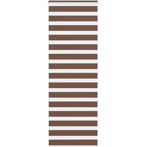 vidaXL Зебра щора, кафява, 80x200 см, ширина на плата 75, 9 см, полиестер (4014361)