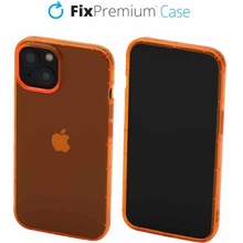 FixPremium Clear iPhone 14 oranžové