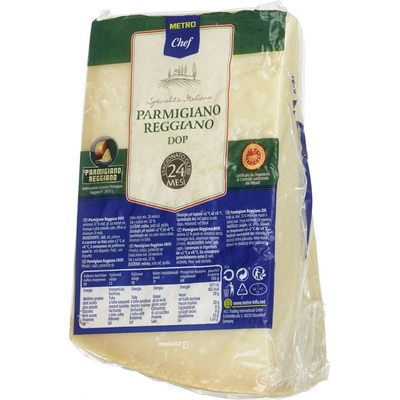 Metro Chef Parmigiano-Reggiano sýr 24-měsíční chlaz váž 1000 g – Zboží Dáma