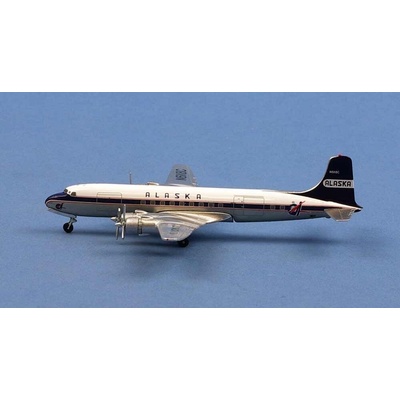 AeroClassic DC-6A Alaska Airlines 1950s Colors 1:400