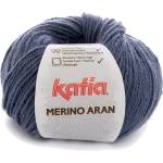 Katia Merino Aran 58 Medium Blue Плетива прежда (MA 58)
