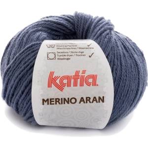 Katia Merino Aran 58 Medium Blue Плетива прежда (MA 58)
