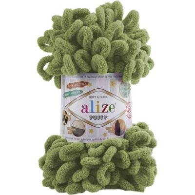 Alize Puffy 100g Farba: tmavo zelená 485