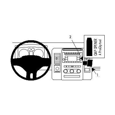 Brodit ProClip montážna konzola na palubnú dosku pre Dodge Ram Chassis Cab 11-12, 854302
