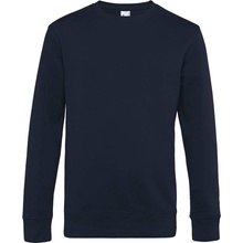 B&C KING Crew Neck pánska mikina modrá navy