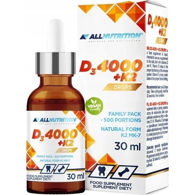Allnutrition D3 4000 + K2 Drops 30 ml