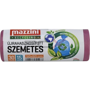 Mazzini РЕЦИКЛИРАНА КОФА ЗА БОКЛУК 30l 15pcs