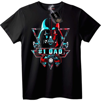 NOONEBRAND Тениска Darth Vader №1 татко - L, White