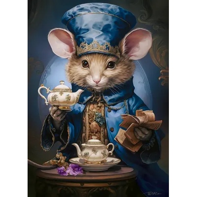 Castorland - Puzzle Tea Time - mouse - 260 piese