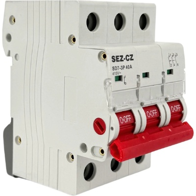 SEZ-CZ SEZ Spínač SD7-3P-40 modulový 40A 3P SD7-3P-40