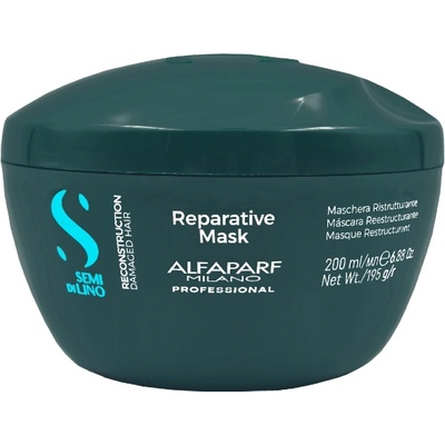 ALFAPARF Milano Semi Di Lino Reconstruction Damage Hair Reparative Mask 200 ml