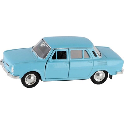 Welly Auto Škoda 100 kov plast 11cm na voľný chod v krabičke 15x7x7cm výber 4 farby 1:34