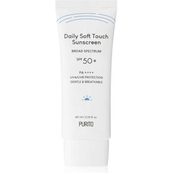 PURITO Daily Soft Touch Sunscreen лек защитен крем за лице SPF 50+ 60ml