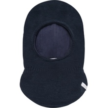 Detská zimná merino kukla s podšívkou Minymo modrá Dark Navy