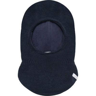 Detská zimná merino kukla s podšívkou Minymo modrá Dark Navy