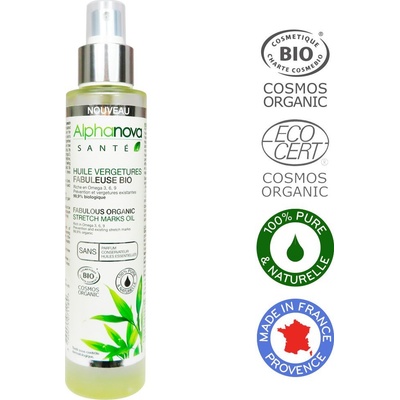 ALPHANOVA SANTE Organické složení olejů na strie 100 ml