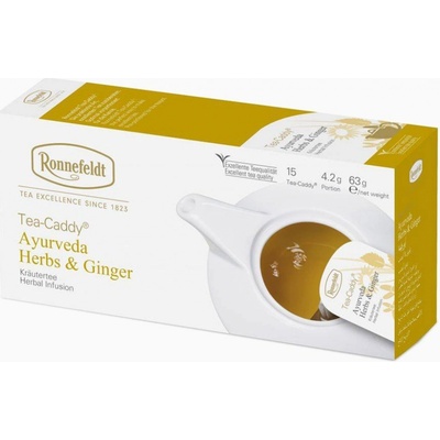 Ronnefeldt Tea Caddy Ayurveda Herbs & Ginger 15 porcí