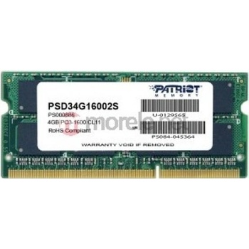Patriot Signature DDR3 4GB 1600MHz CL11 PSD34G16002S