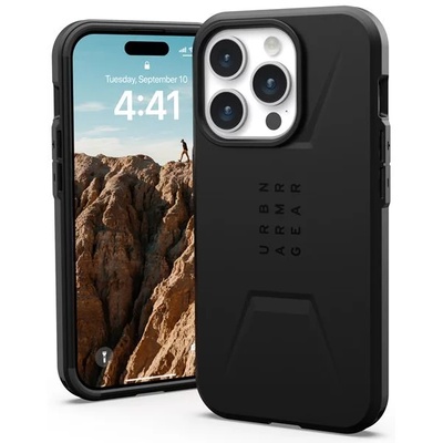 Urban Armor Gear UAG Civilian MagSafe, черен - iPhone 15 Pro (114275114040)