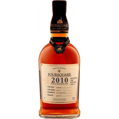 Foursquare 12y Single Blended Rum Cask Strength 2010 60% 0,7 l (čistá fľaša)