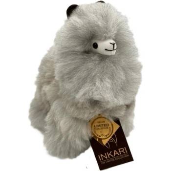 Inkari Inkari Плюшена играчка Алпака Малка лимитирана серия Сребърен вълк 23см
