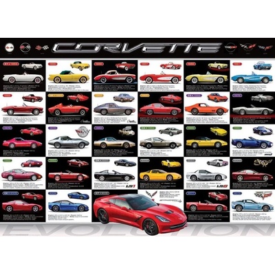 EUROGRAPHICS - Puzzle Corvette Evolution - 1 000 piese