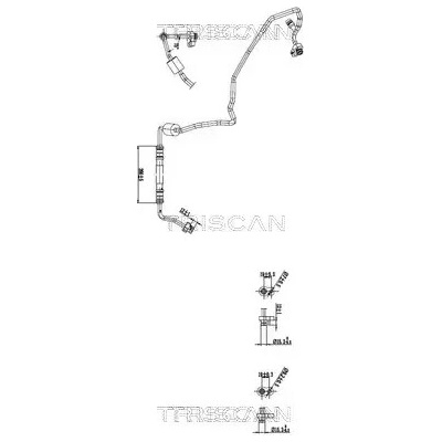 TRISCAN Vysokotlaké / nízkotlaké vedení klimatizace TRI 9010 29052