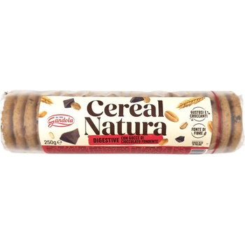 Gandola Бисквити диджестив Gandola Cereal Natura - С парченца шоколад, 250 g (BB202715)