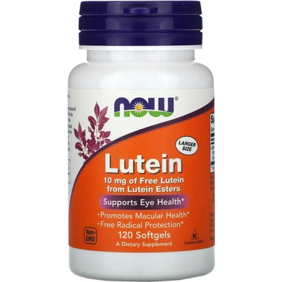 Now Foods Now Lutein 10 mg zdraví očí 120 softgel kapsúl
