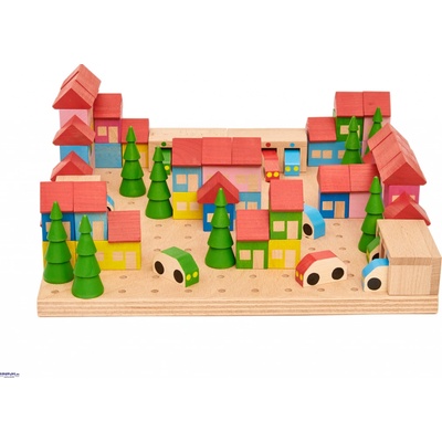 Eduplay Zásuvné stavební bloky Město