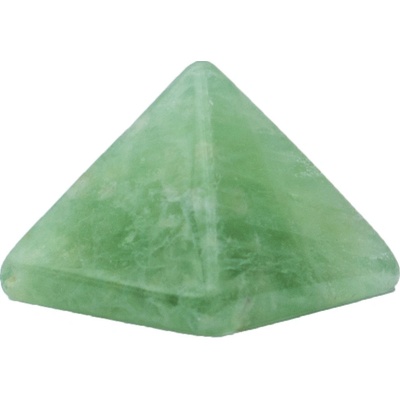 Milujeme Kameny Fluorit - pyramida - zelená