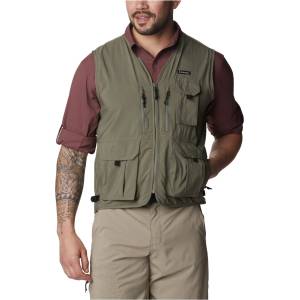 Columbia Мъжки софтшел елек Columbia Silver Ridge Utility Vest Softshell vest - Stone Green - размер XL (032-1473-0414)