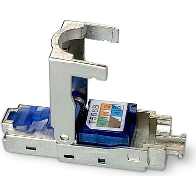 Nedis RJ45 konektor | Zástrčka | CAT6 / CAT6a | Přímý | Pozlacené | 2 kusů | Kov | Kov | Box