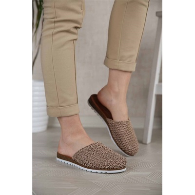 Moda Trend Дамски чехли - Визон 301223 (301223_Визон)