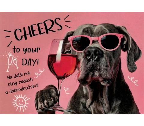 Pohlednice Cheers!